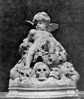 Love, plaster, by Gustave Doré