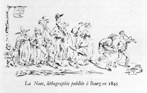 The Wedding Party, illustration by Gustave Doré