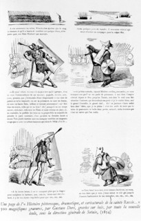 Various caricature, illustration by Gustave Doré