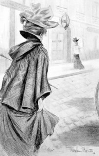 Illustration by Henri Boutet, bath theme