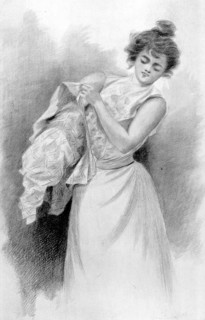 Illustration by Henri Boutet, bath theme
