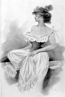 Illustration by Henri Boutet, bath theme