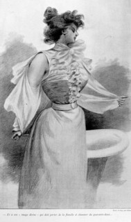 Illustration by Henri Boutet, bath theme