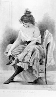 Illustration by Henri Boutet, bath theme