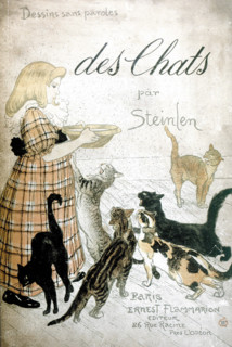 Chats, Images sans paroles par Steinlen
