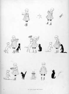 Chats, le plus vexé des trois par Steinlen