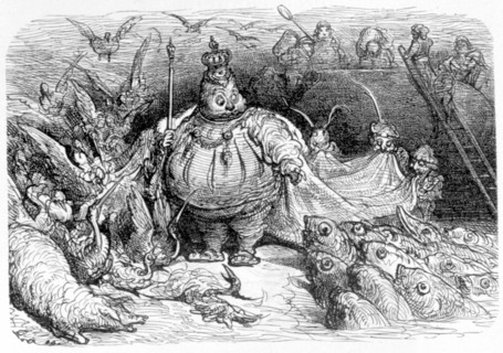 Rabelais, illustration by Gustave Doré
