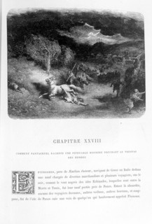 Rabelais, illustration by Gustave Doré