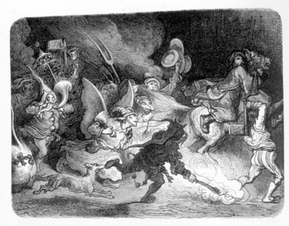 Rabelais, illustration by Gustave Doré