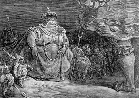Rabelais, illustration de Gustave Doré