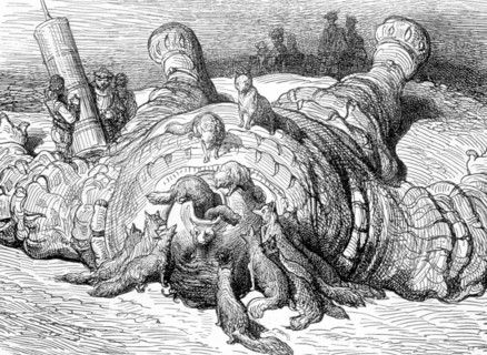 Rabelais, illustration de Gustave Doré