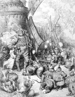 Rabelais, illustration de Gustave Doré