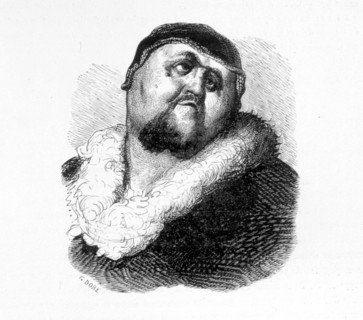 Rabelais, illustration de Gustave Doré