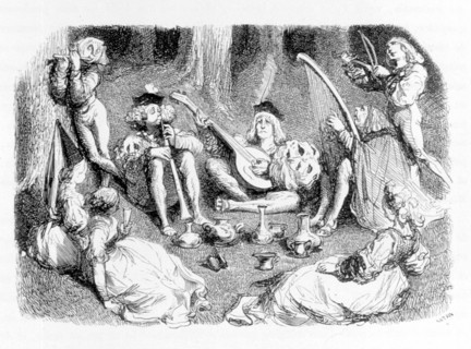 Rabelais, illustration de Gustave Doré