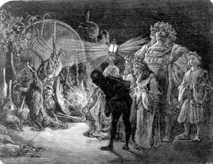 Rabelais, illustration de Gustave Doré