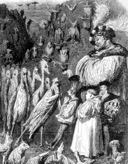Rabelais, illustration de Gustave Doré