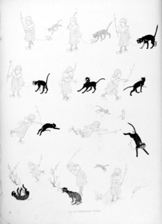 Chats, la gourmandise punie par Steinlen