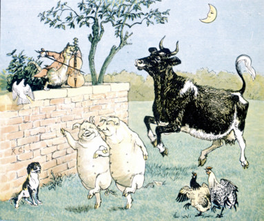 Illustration of songs by Randolph Caldecott