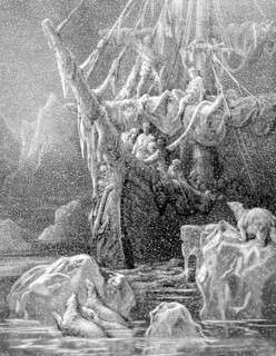 Scene from The Song of the Ancient Mariner, illustration by Gustave Doré