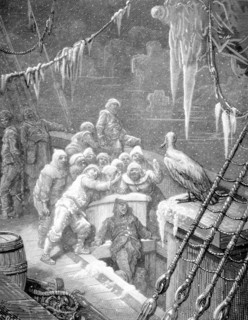 Scene from "The Song of the Ancient Mariner", illustration by Gustave Doré