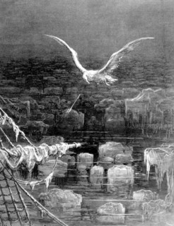 Scene from "The Song of the Ancient Mariner", illustration by Gustave Doré
