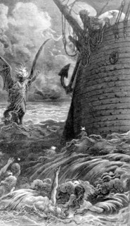 Scene from "The Song of the Ancient Mariner", illustration by Gustave Doré