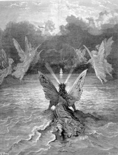 Scene from "The Song of the Ancient Mariner", illustration by Gustave Doré