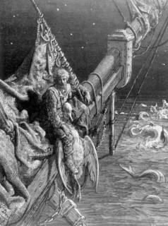 Scene from "The Song of the Ancient Mariner", illustration by Gustave Doré