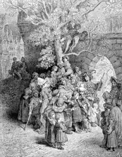 Scene from "The Song of the Ancient Mariner", illustration by Gustave Doré