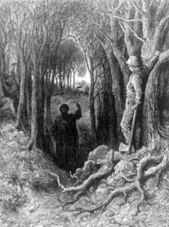 Scene from "The Song of the Ancient Mariner", illustration by Gustave Doré
