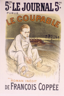 Novel, advertising poster late 19th early 20th century