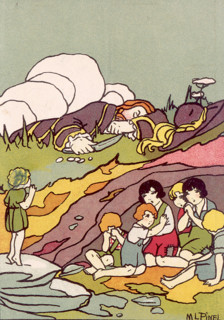 Charles Perrault's tales, Tom Thumb, illustrations by M. L. Pinel