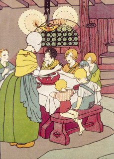 Charles Perrault's tales, Tom Thumb, illustrations by M. L. Pinel