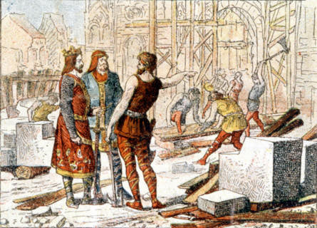 Le Roi Dagobert, illustrations de la fin du XIXe siècle