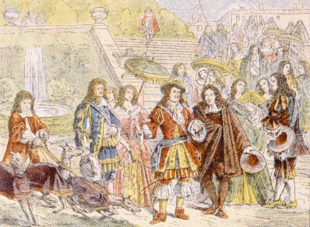 Louis XIV, illustrations du XIXème