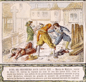 Duel, illustration de Gustave Doré