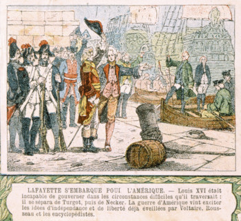 La Fayette, illustrations de la fin du XIXe siècle