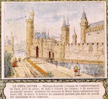 Le vieux Louvre, illustrations