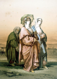 Turkish ladies walking, by Preziosi