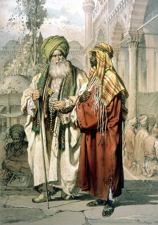 court of Sultan Bajazet, by Preziosi