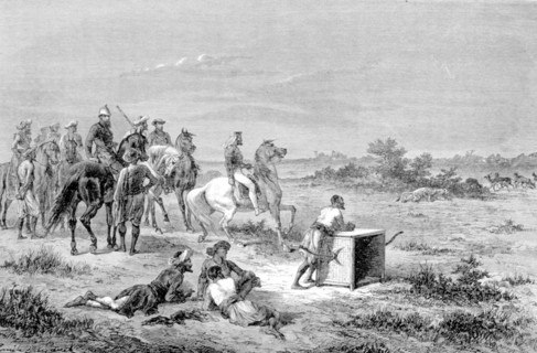 Antilope hunting, in Baroda