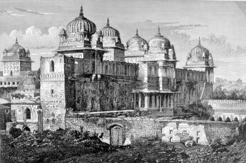 Le Raj Mahal (Palais royal) à Ourtcha