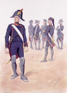 Gunner from the National Guard, illustrations