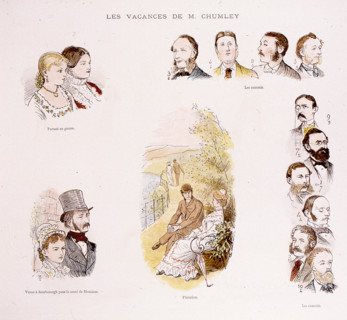 Humorous scenes, illustration by Randolph Caldecott