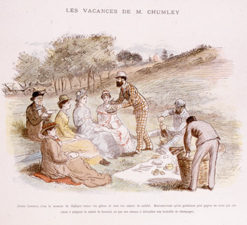 Humorous scenes, illustration by Randolph Caldecott