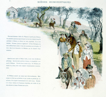 Humorous scenes, illustration by Randolph Caldecott