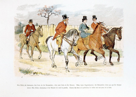 Humorous scenes, illustration by Randolph Caldecott