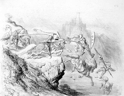 Army, cavalery, illustations by Gustave Doré