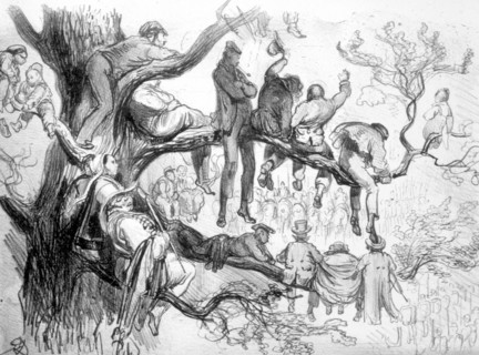 The Gallish Folies from Roman times to the Present Day, illustration by Gustave Doré