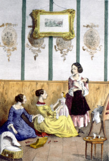 Scène de loisir, illustration